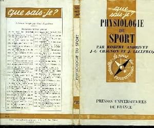 Seller image for Que sais-je? N 133 Physiologie du sport for sale by Le-Livre