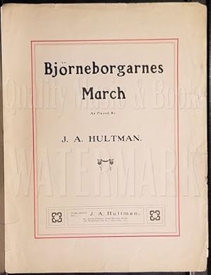 Hultman: Bjorneborgarnes March Piano Solo Sheet Music