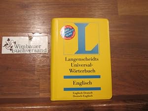 Seller image for Langenscheidts Universal-Wrterbuch, Englisch: Englisch-Deutsch Deutsch-Englisch for sale by Antiquariat im Kaiserviertel | Wimbauer Buchversand