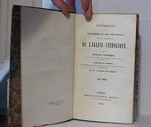 Seller image for Confrences sur les doctrines et les pratiques les plus importantes de l'glise catholique ( tomes 1 & 2 ) for sale by Librairie Albert-Etienne