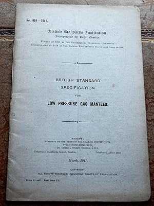 British Standard Specification For Low Pressure Gas Mantles
