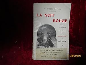 Seller image for LA NUIT ROUGE [ 1793 ] - DRAME en Deux Actes et Quatre Tableaux for sale by LA FRANCE GALANTE