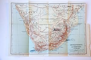 Imagen del vendedor de Cartography/Map: bersichtkarte von SdAfrika. 1:8000000. 1 pp. a la venta por Antiquariaat Arine van der Steur / ILAB