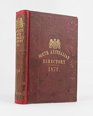 Bild des Verkufers fr The Adelaide Almanac and Directory for South Australia, 1879 zum Verkauf von Michael Treloar Booksellers ANZAAB/ILAB