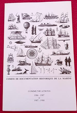Image du vendeur pour COMITE DE DOCUMENTATION HISTORIQUE DE LA MARINE - COMMUNICATIONS 1986-1987 et 1987-1988 mis en vente par LE BOUQUINISTE