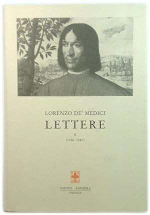 Bild des Verkufers fr Lorenzo De' Medici: Lettere X (1486 - 1487) zum Verkauf von PsychoBabel & Skoob Books