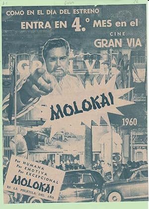 MOLOKAI. Publicidad Original de Prensa - Cine Español