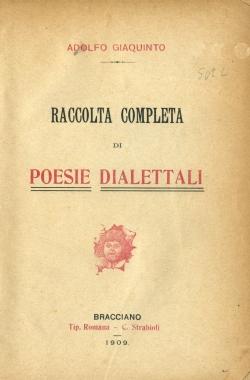 Imagen del vendedor de Raccolta completa di poesie dialettali a la venta por Ardengo Studio Bibliografico