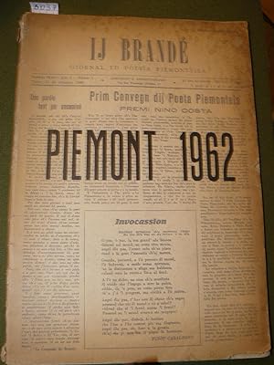 IJ Brandé. 1962. Armanach ed Poesìa Piemontèisa.