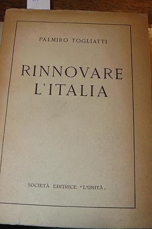 Rinnovare l'italia.