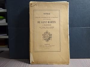 Image du vendeur pour Notice sur l'glise paroissiale et cathdrale provisoire Saint-Martin  Marseille. mis en vente par Tir  Part