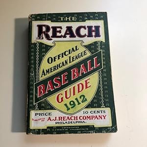 The Reach Official American League Baseball Guide for 1912
