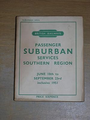 British Railway Passenger Services London June 18th to September 23rd 1951