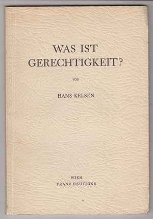 Seller image for Was ist Gerechtigkeit? for sale by Antiquariat Burgverlag