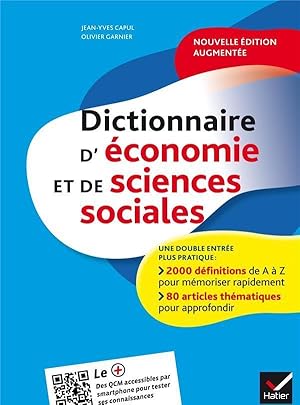 dictionnaire d'économie et de sciences sociales