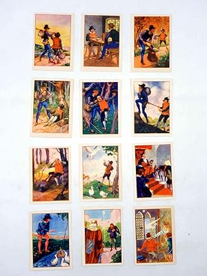 COLECCIÓN DE CROMOS LOS DOS COMPAÑEROS DE VIAJE 1 A 12. COMPLETA, Circa 1960