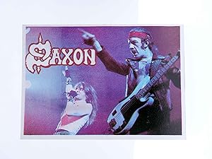 CROMO SUPER MUSICAL 41. SAXON. Eyder, Circa 1980