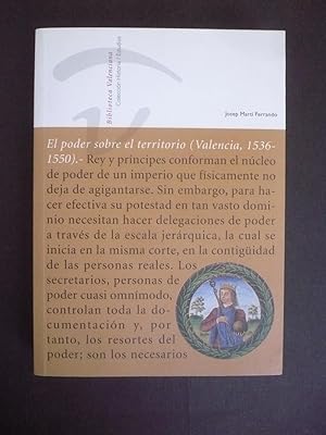Bild des Verkufers fr EL PODER SOBRE EL TERRITORIO (Valencia, 1536-1550). zum Verkauf von Auca Llibres Antics / Yara Prez Jorques