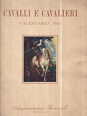 Cavalli e cavalieri. Calendario 1963