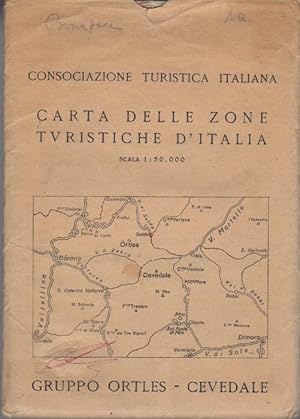 Immagine del venditore per Carta delle zone turistiche d'Italia: Gruppo Orles-Cevedale.: Scala 1:50.000. venduto da Studio Bibliografico Adige