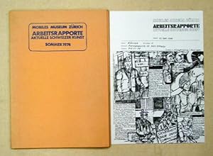 Imagen del vendedor de Mobiles Museum Zrich. Arbeitsrapporte aktuelle Schweizer Kunst. Sommer 1974. a la venta por antiquariat peter petrej - Bibliopolium AG