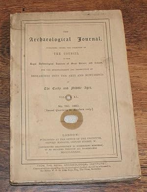 Seller image for The Archaeological Journal, Volume XL, No. 160, December 1883. For Researches into the Early and Middle Ages for sale by Bailgate Books Ltd