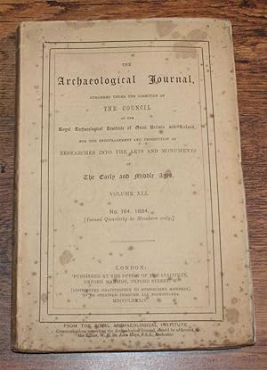 Immagine del venditore per The Archaeological Journal, Volume XLI, No. 164, December 1884. For Researches into the Early and Middle Ages venduto da Bailgate Books Ltd