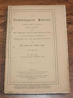 Bild des Verkufers fr The Archaeological Journal, Volume XLI, No. 162, June 1884. For Researches into the Early and Middle Ages zum Verkauf von Bailgate Books Ltd