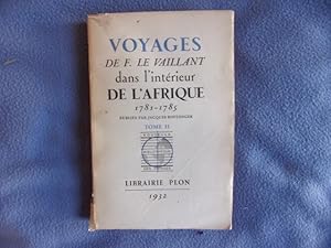 Voyages dans l'intérieur de l'Afrique tome II