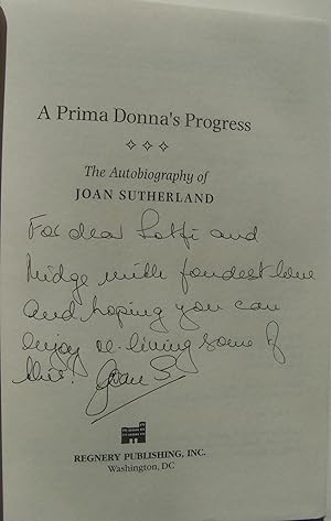 Seller image for The Autobiography of Joan Sutherland: A Prima Donna's Progress for sale by Recycled