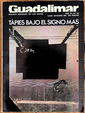 Guadalimar. Revista mensual de las Artes. Año VII, nº60, 1981