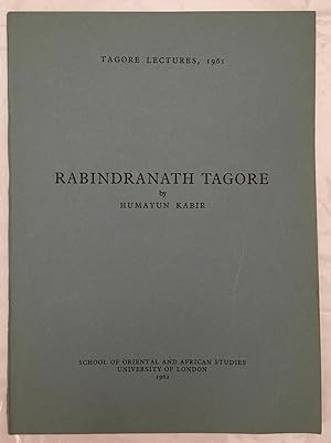 Seller image for Rabindranath Tagore (Tagore Lectures, 1961) for sale by Joseph Burridge Books