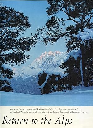 Seller image for Return to the Alps for sale by Studio Bibliografico Marini