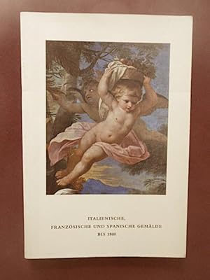 Bild des Verkufers fr Katalog der italienischen, franzsischen und spanischen Gemlde bis 1800 im Wallraf-Richartz-Museum. zum Verkauf von Antiquariat Klabund Wien