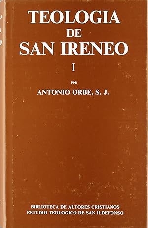 Imagen del vendedor de Teologa de San Ireneo.I: Comentario al libro V del Adversus haereses a la venta por Imosver