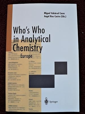 Seller image for Who's Who in Analytical Chemistry: Europe for sale by Cadeby Books