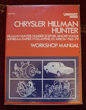 Seller image for Chrysler Hillman Hunter Workshop Manual GWM8400 for sale by Cadeby Books