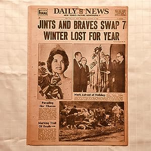 Daily News: Wednesday, December 4, 1963: JOHNSON SEES BIG '64 BUDGET: May Be Record Despite Cuts ...