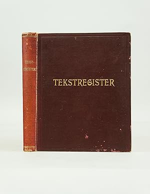 Image du vendeur pour Tekstregister Op De Werken Van Dr. A Kuyper mis en vente par Shelley and Son Books (IOBA)