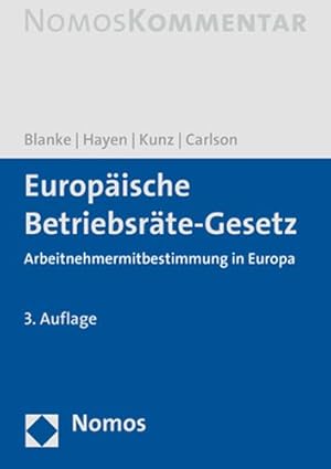 Seller image for Europaische Betriebsrate-gesetz : Arbeitnehmermitbestimmung in Europa -Language: german for sale by GreatBookPrices