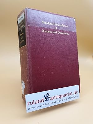 Bild des Verkufers fr Standard Nomenclature of Diseases & Operations zum Verkauf von Roland Antiquariat UG haftungsbeschrnkt