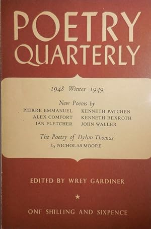 Image du vendeur pour Poetry Quarterly 1948 Winter 1949 mis en vente par Derringer Books, Member ABAA