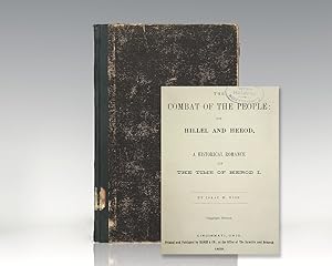 Immagine del venditore per The Combat of the People; or Hillel and Herod: A Historical Romance of The Time of Herod I. venduto da Raptis Rare Books