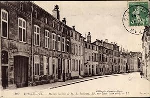 Imagen del vendedor de Ansichtskarte / Postkarte Bar le Duc Lothringen Meuse, Maison natale de M. R. Poincar, rue Nve a la venta por akpool GmbH