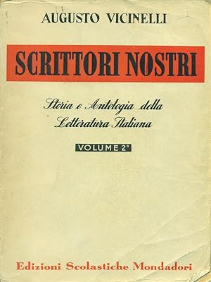 Bild des Verkufers fr Scrittori nostri vol 2 zum Verkauf von Librodifaccia