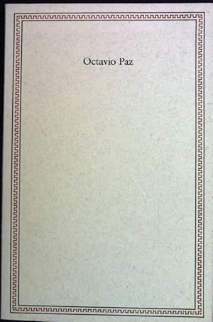 Seller image for Octavio Paz : Ansprachen aus Anlass d. Verleihung d. Friedenspreises d. dt. Buchhandels. Friedenspreis des deutschen Buchhandels ; 1984 for sale by books4less (Versandantiquariat Petra Gros GmbH & Co. KG)