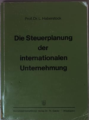 Bild des Verkufers fr Die Steuerplanung der internationalen Unternehmung. zum Verkauf von books4less (Versandantiquariat Petra Gros GmbH & Co. KG)