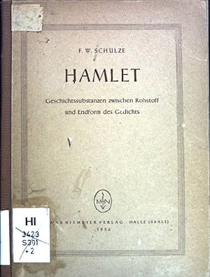 Seller image for Hamlet, Geschichtssubstanzen zwischen Rohstoff und Endform des Gedichts for sale by books4less (Versandantiquariat Petra Gros GmbH & Co. KG)