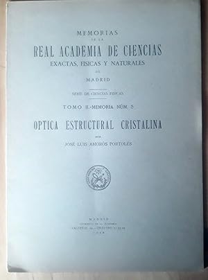 MEMORIAS DE LA REAL ACADEMIA DE CIENCIAS EXACTAS, FÍSICAS Y NATURALES DE MADRID. SERIE DE CIENCIA...