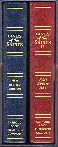 Image du vendeur pour Lives of The Saints For Every Day of the Year (2 Volumes, Complete, in slipcase) mis en vente par Dorley House Books, Inc.